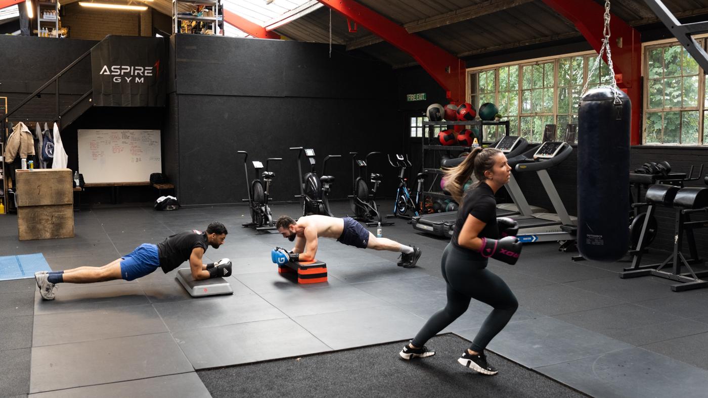 Conditioning on the gym floor